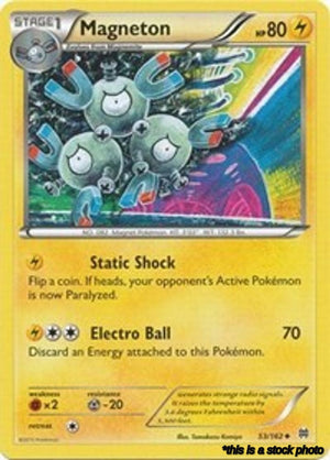53/162 Magneton Uncommon Reverse Holofoil
