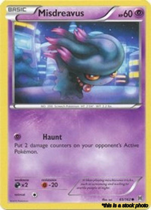 Normal Misdreavus [65/162 Lightly Played ]