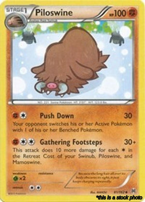Normal Piloswine [81/162 Lightly Played ]