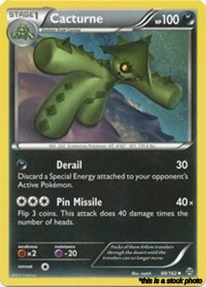 Normal Cacturne [88/162 Lightly Played ]
