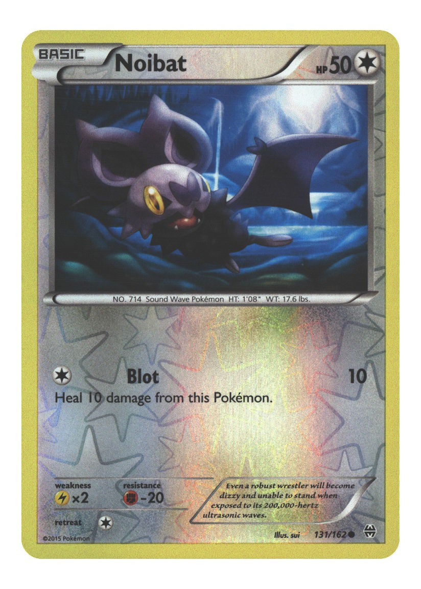 131/162 Noibat (131) Common Reverse Holofoil