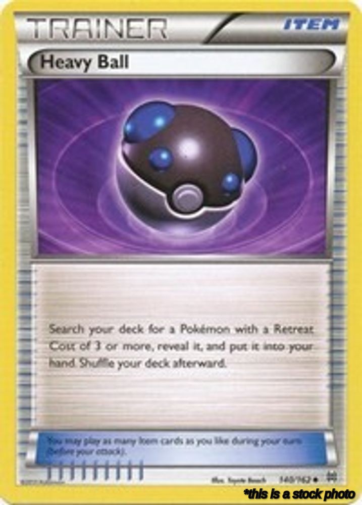 Reverse Holofoil Heavy Ball [140/162 Lightly Played ]