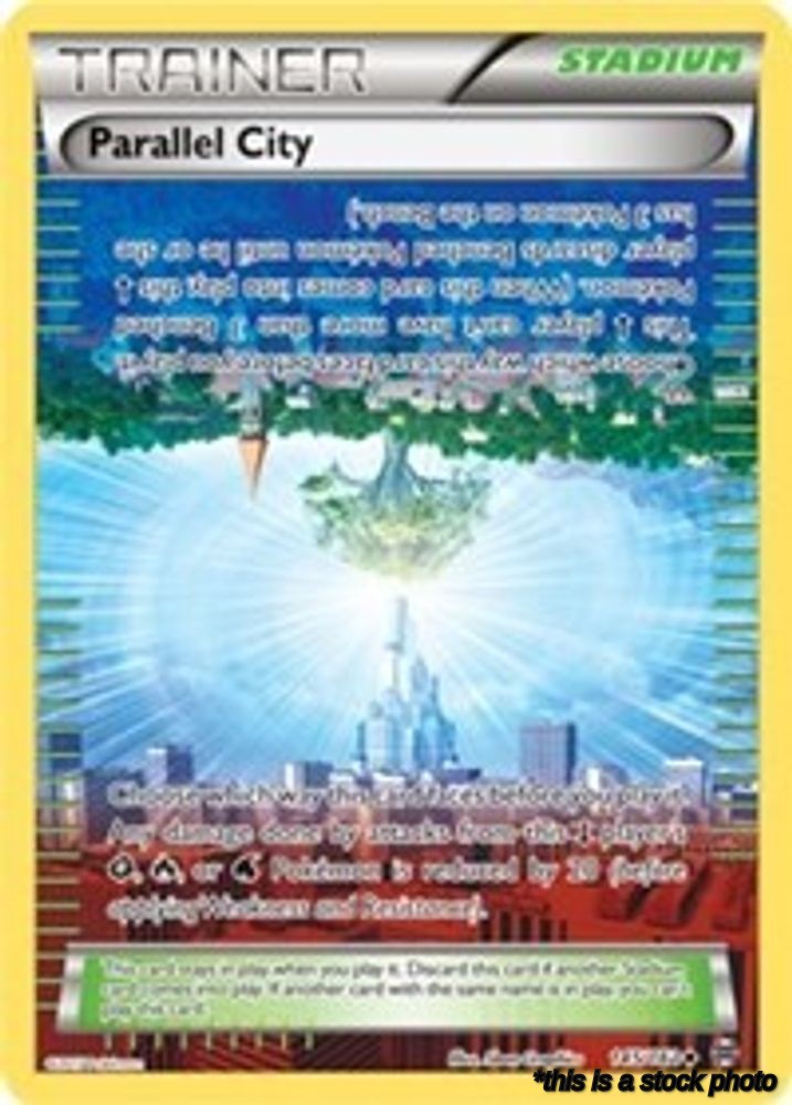 Reverse Holofoil Parallel City [145/162 Near Mint ]
