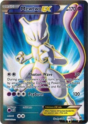 157/162 Mewtwo EX (157 Full Art) Ultra Rare Holofoil