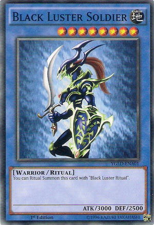 1st Edition Black Luster Soldier [YGLD-ENA01 Lightly Played] Common / Short Print