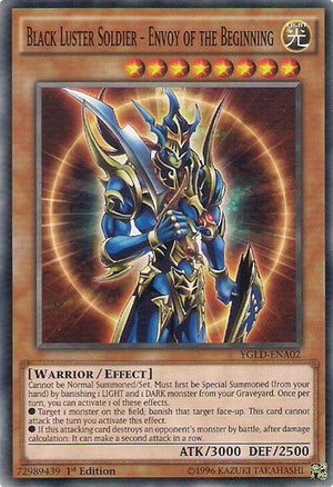 1st Edition Black Luster Soldier - Envoy of the Beginning [YGLD-ENA02 Near Mint] Common / Short Print