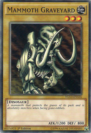 1st Edition Mammoth Graveyard [YGLD-ENA16 Moderately Played] Common / Short Print