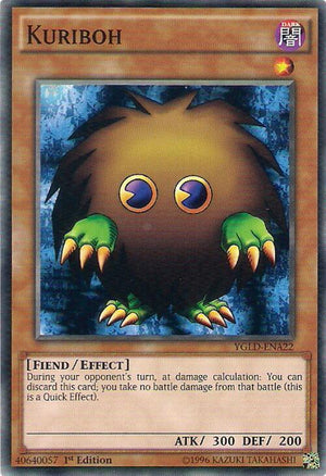 1st Edition Kuriboh (A) [YGLD-ENA22 Moderately Played] Common / Short Print
