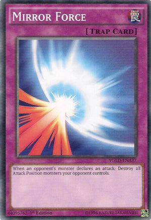 1st Edition Mirror Force (A) [YGLD-ENA37 Near Mint] Common / Short Print