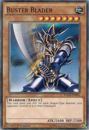1st Edition Buster Blader (B) [YGLD-ENB04 Lightly Played] Common / Short Print