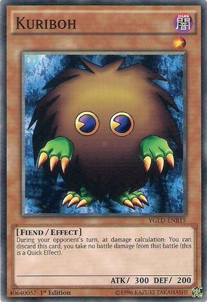 1st Edition Kuriboh (B) [YGLD-ENB15 Near Mint] Common / Short Print