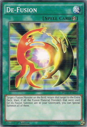 1st Edition De-Fusion [YGLD-ENB31 Moderately Played] Common / Short Print