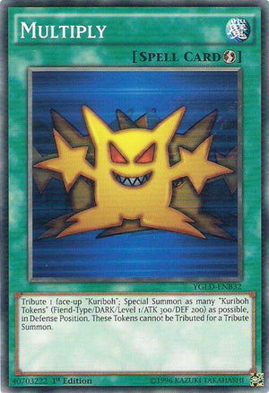 1st Edition Multiply (B) [YGLD-ENB32 Moderately Played] Common / Short Print