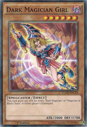 1st Edition Dark Magician Girl (C) [YGLD-ENC10 Near Mint] Common / Short Print