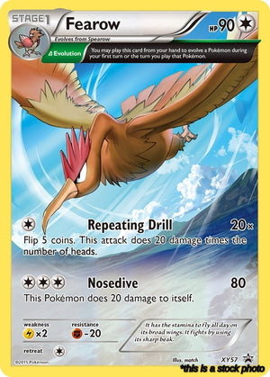 Holofoil Fearow [XY57 Near Mint ]