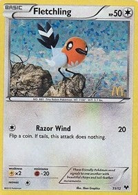 Promo Fletchling - 11/12 [011/012 Heavily Played ]