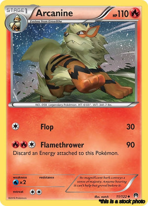 Normal Arcanine [11/122 Near Mint ]