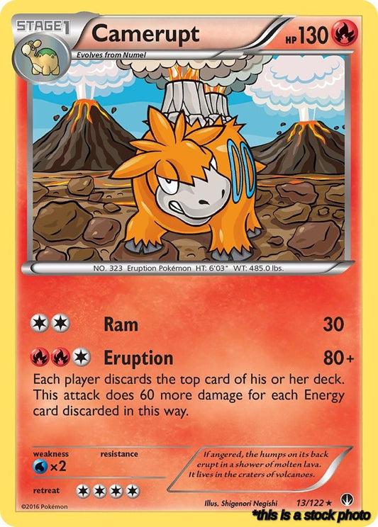 Rare Camerupt [13/122 Near Mint ]