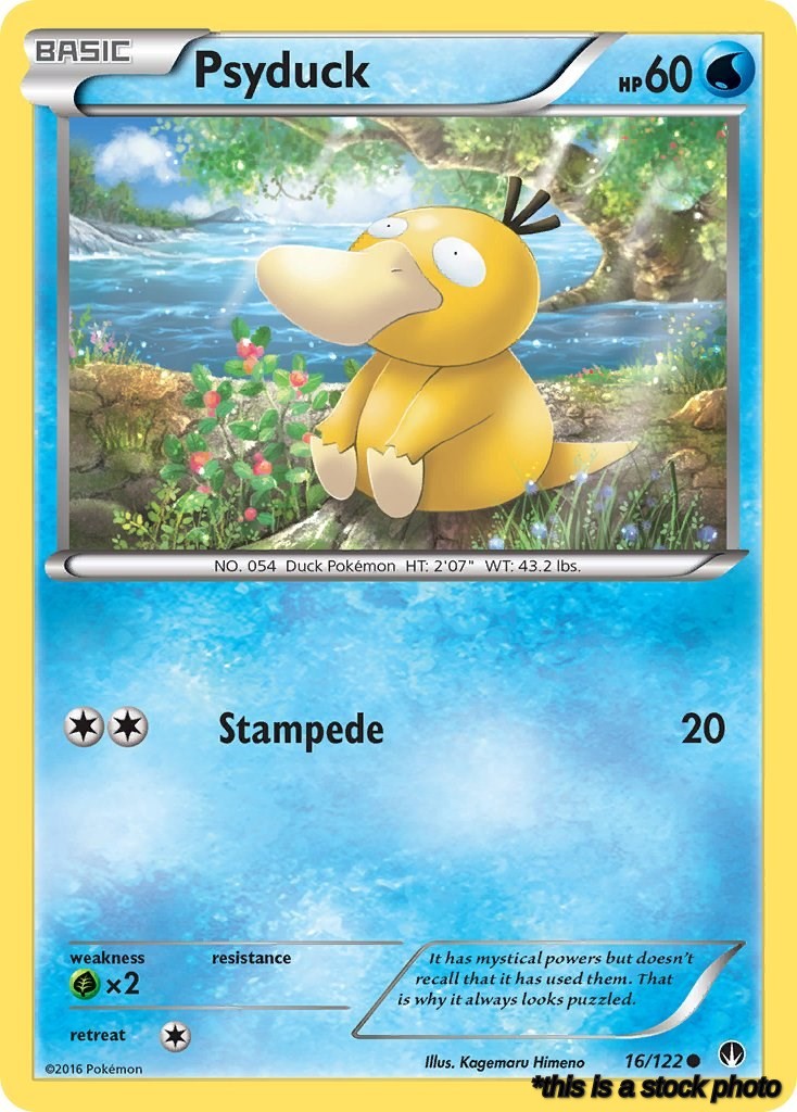 Normal Psyduck [16/122 Near Mint ]