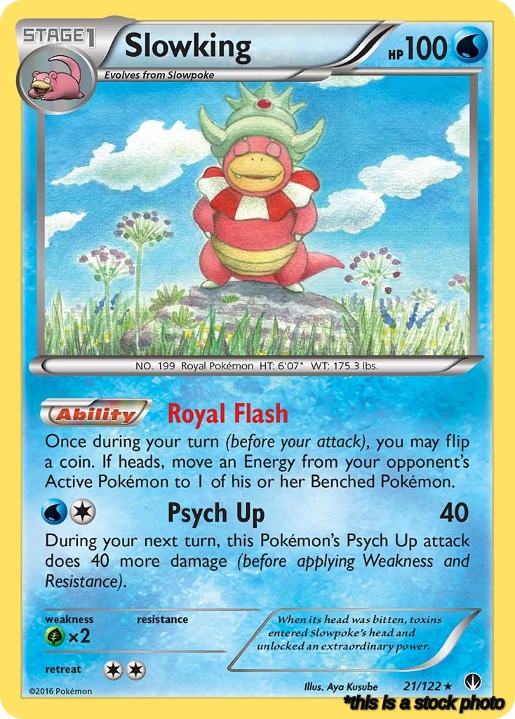 Holofoil Slowking [21/122 Lightly Played ]