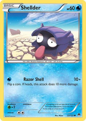 Common Shellder (22) [22/122 Lightly Played ]