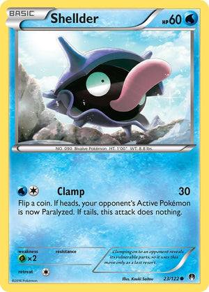 Common Shellder (23) [23/122 Near Mint ]