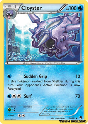 Normal Cloyster [24/122 Lightly Played ]