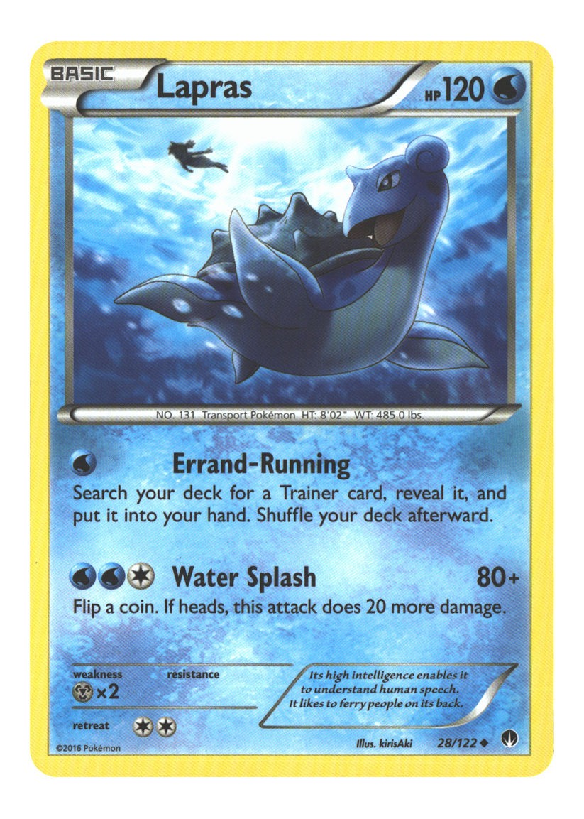 28/122 Lapras Uncommon Normal