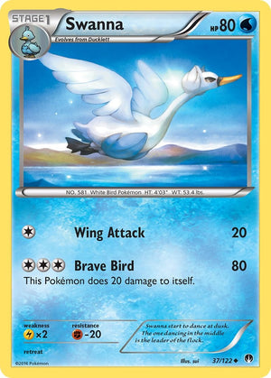 Uncommon Swanna [37/122 Lightly Played ]