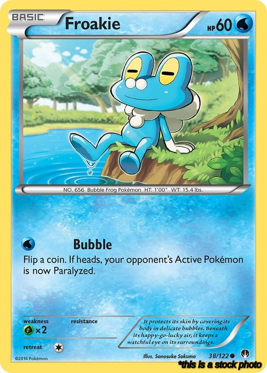 Reverse Holofoil Froakie [38/122 Near Mint ]