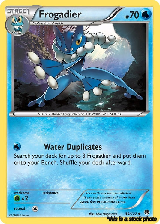 Reverse Holofoil Frogadier [39/122 Lightly Played ]