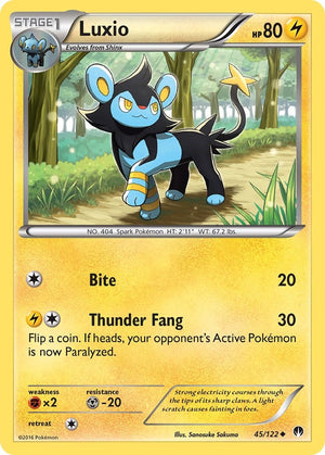 Uncommon Luxio [45/122 Lightly Played ]