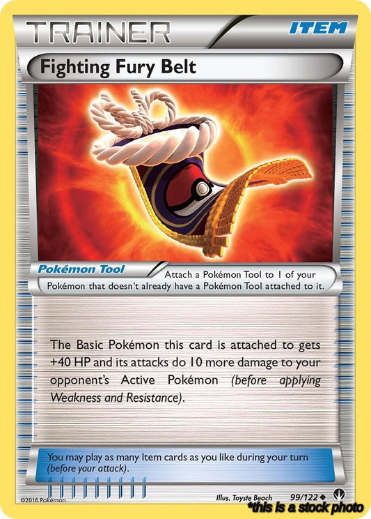 Uncommon Fighting Fury Belt [99/122 Lightly Played ]