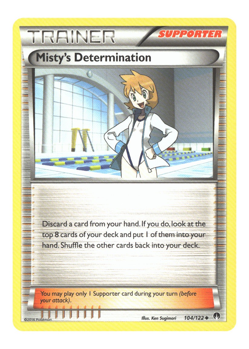 104/122 Misty's Determination Uncommon Normal