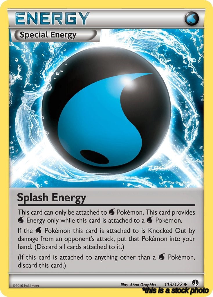 Normal Splash Energy [113/122 Lightly Played ]