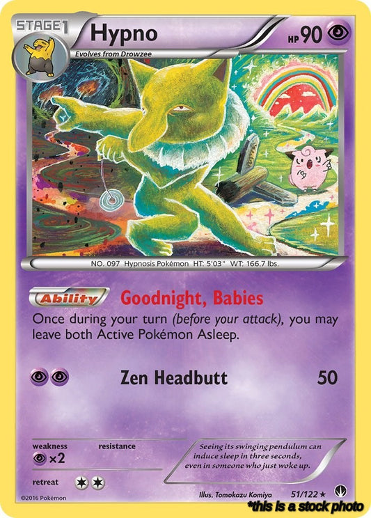 Rare Hypno [51/122 Lightly Played ]