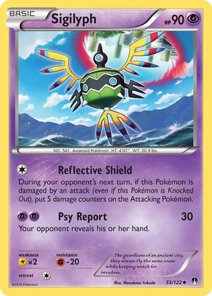 Uncommon Sigilyph [55/122 Lightly Played ]