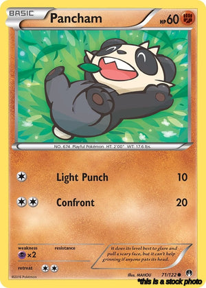 Reverse Holofoil Pancham [71/122 Lightly Played ]