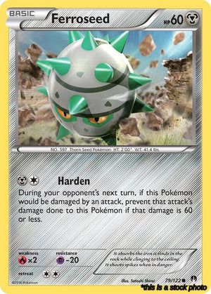 Normal Ferroseed [79/122 Near Mint ]