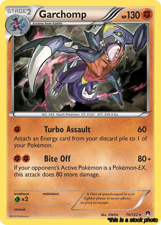 70/122 Garchomp Holo Rare Reverse Holofoil