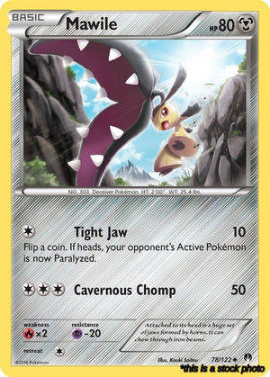 Reverse Holofoil Mawile [78/122 Lightly Played ]