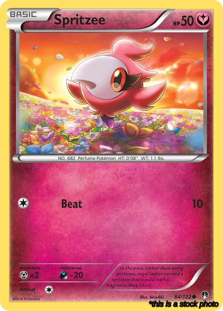 Reverse Holofoil Spritzee [84/122 Lightly Played ]