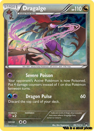 Holofoil Dragalge [86/122 Lightly Played ]