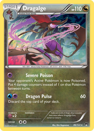 Holo Rare Dragalge [86/122 Lightly Played ]