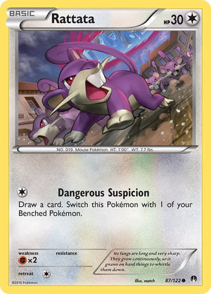 Common Rattata [87/122 Lightly Played ]