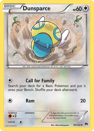 Uncommon Dunsparce [90/122 Lightly Played ]