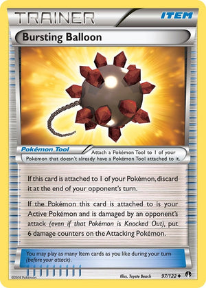 Uncommon Bursting Balloon [97/122 Near Mint ]