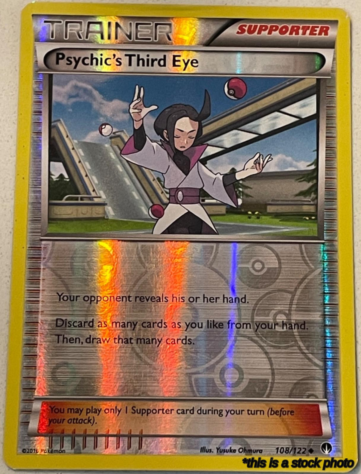 108/122 Psychic's Third Eye Uncommon Reverse Holofoil