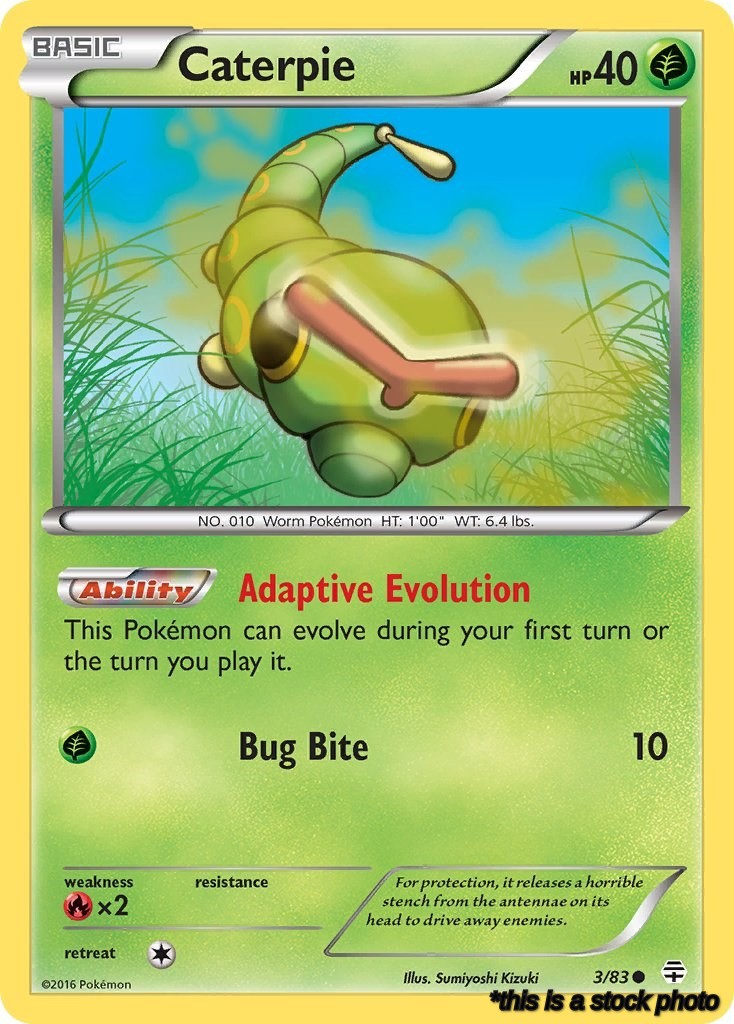3/83 Caterpie Common Normal