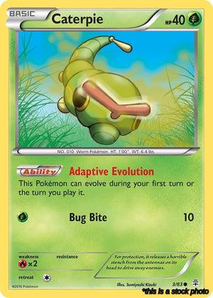 3/83 Caterpie Common Normal